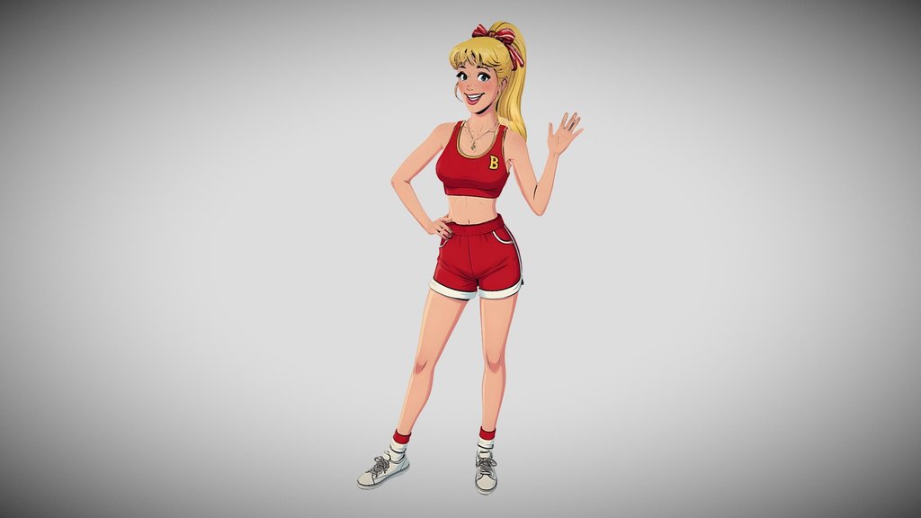 Bettina Blaze, retro varsity comic sweetheart