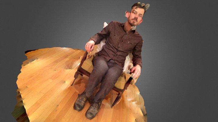 Shaun in Chair 3D Model
