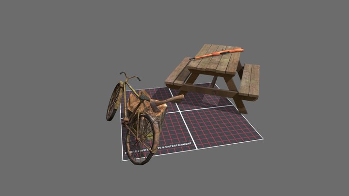 DAE 5 Finished props - Forest Loner 3D Model