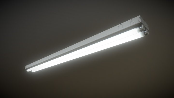 Florescent Light 3D Model