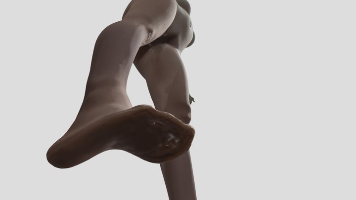 nude female figure 3D Model