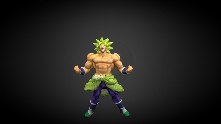 Broly Model 3D Model