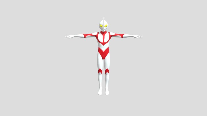 H3 Ultraman 3D Model