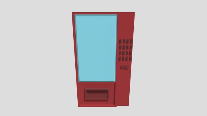 Low-poly Vending Machine
