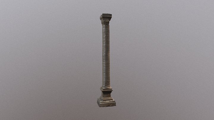 Belkıs Sütunu (Iulianus / Julianus Column) 3D Model
