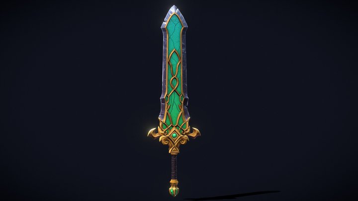 Gaudy Sword 3D Model