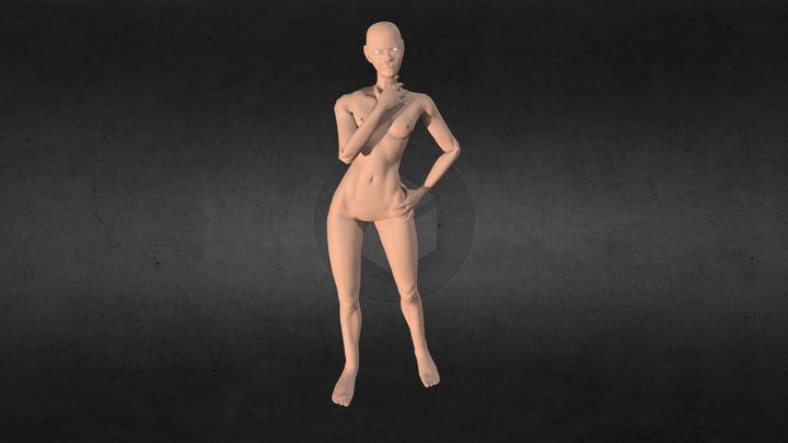Portfolio_Female_Character 3D Model