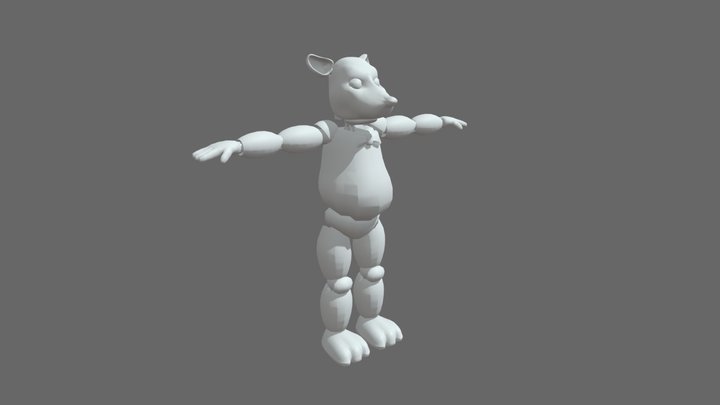 FNAF Rat 3D Model
