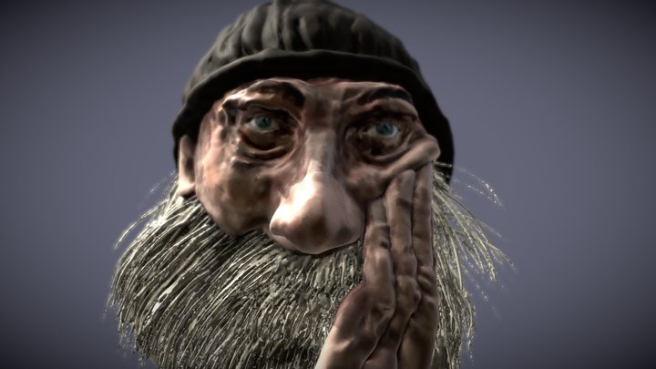 Medium - Old Man 3D Model