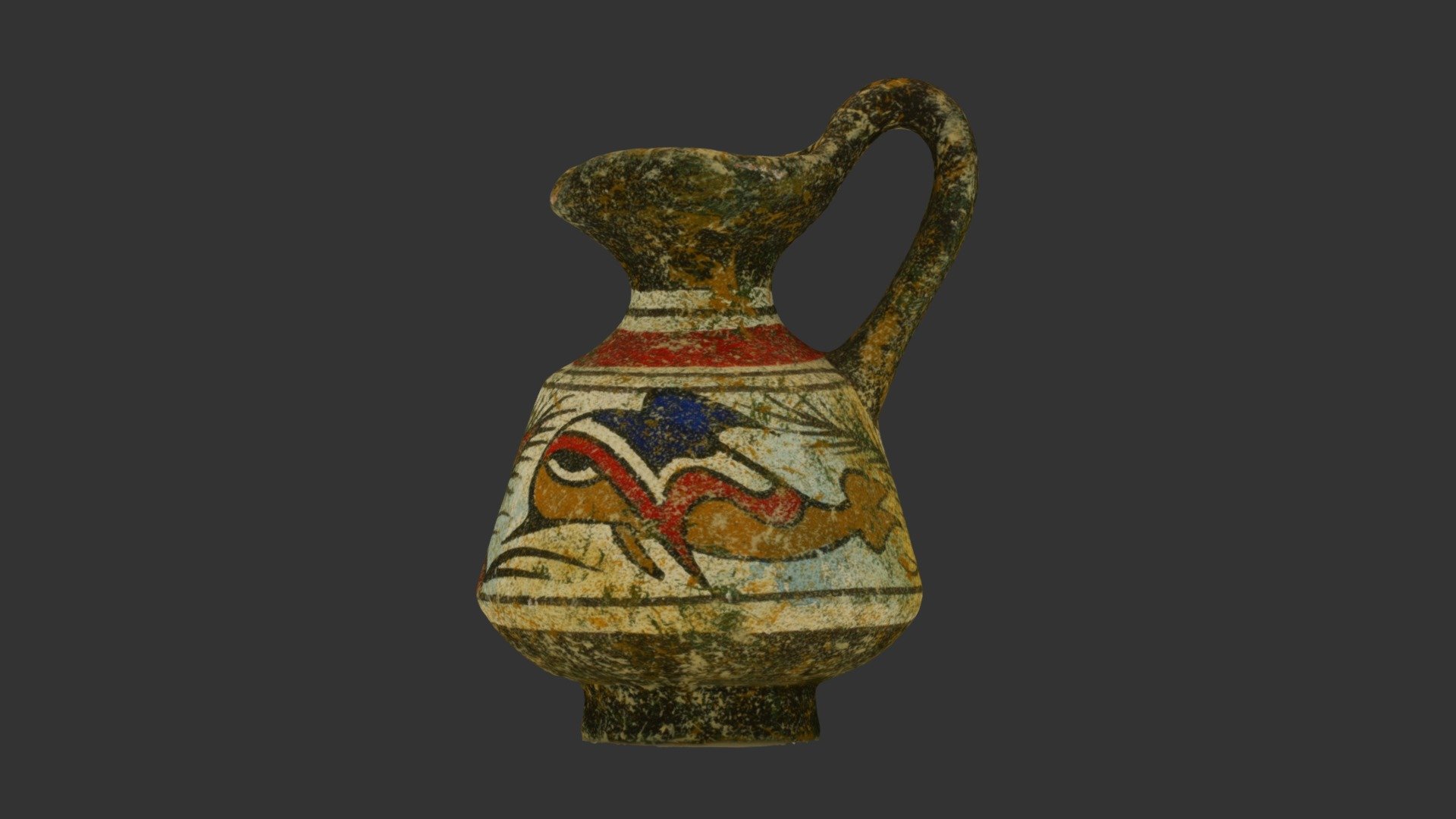 Tiny clay pitcher