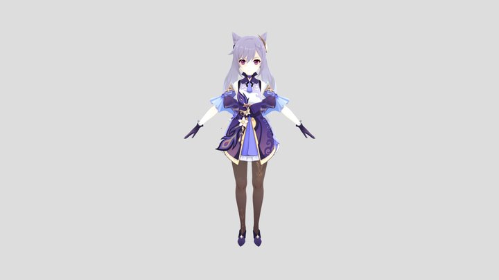 刻晴原神Keqing 3D Model