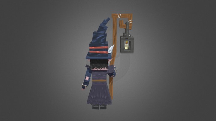 Witch 3D Model
