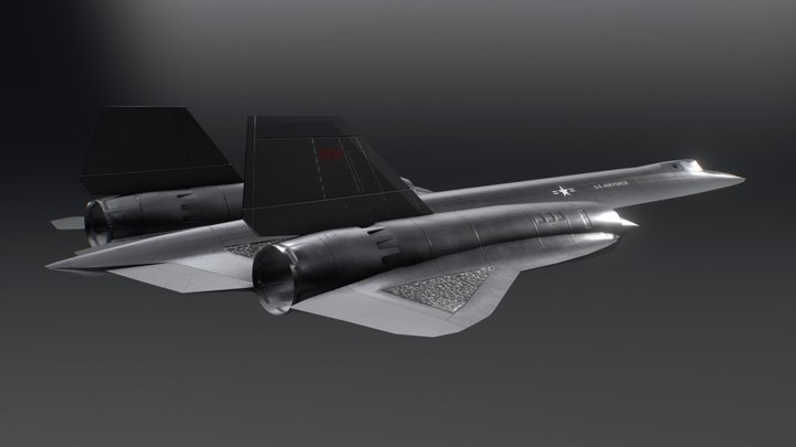 SR-71 3D Model