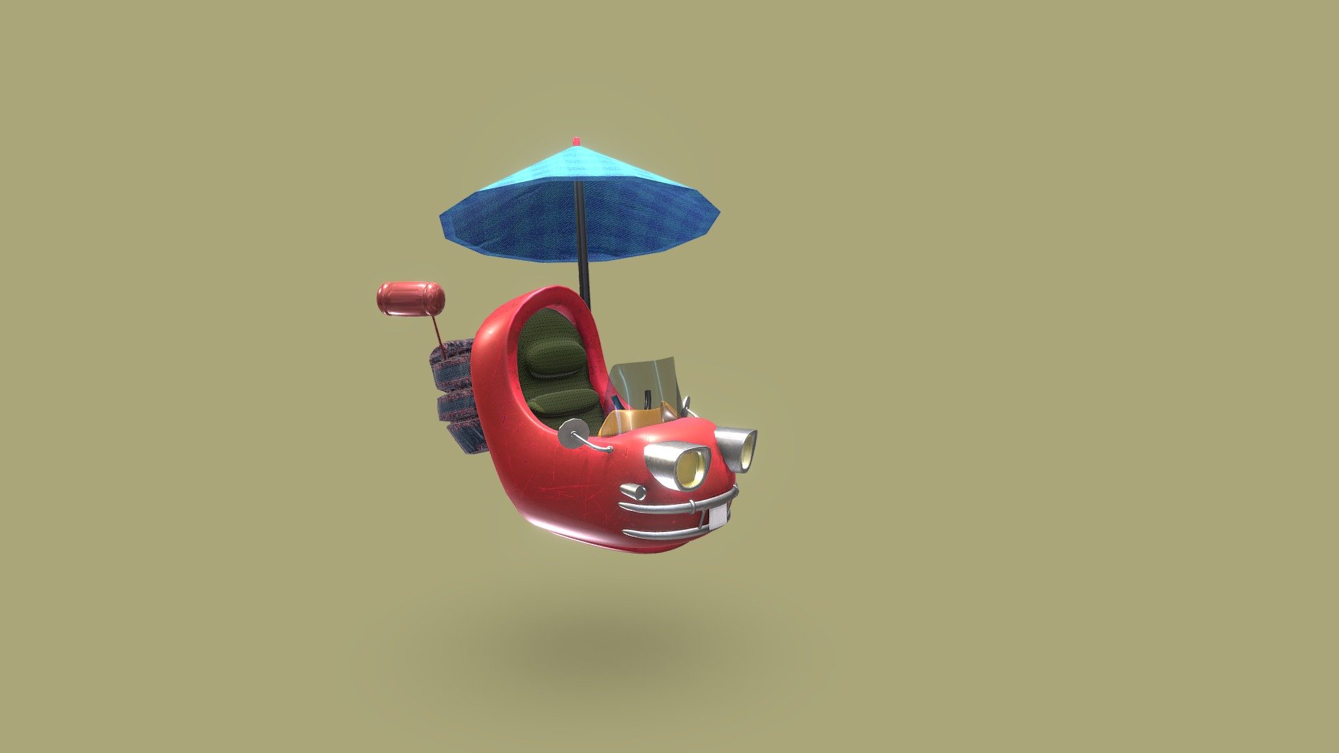 Chinese Flying Car — Sketchfab embed 3D viewer