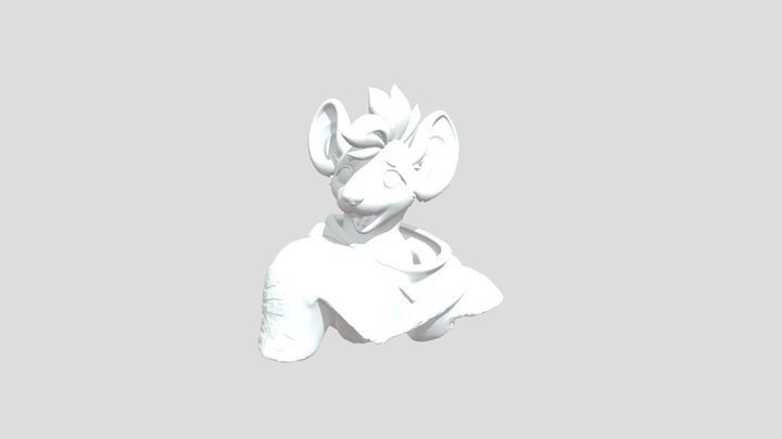 Green-Eared Wonder 3D Model