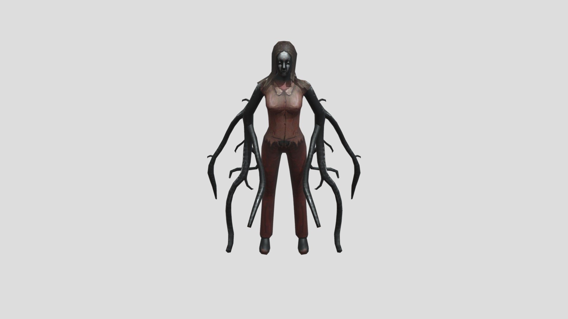 Dead frontier Tentacle_woman charred