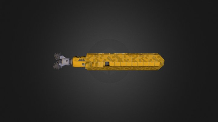 Micro RC Drill X-01 "Banana Hammer" 3D Model