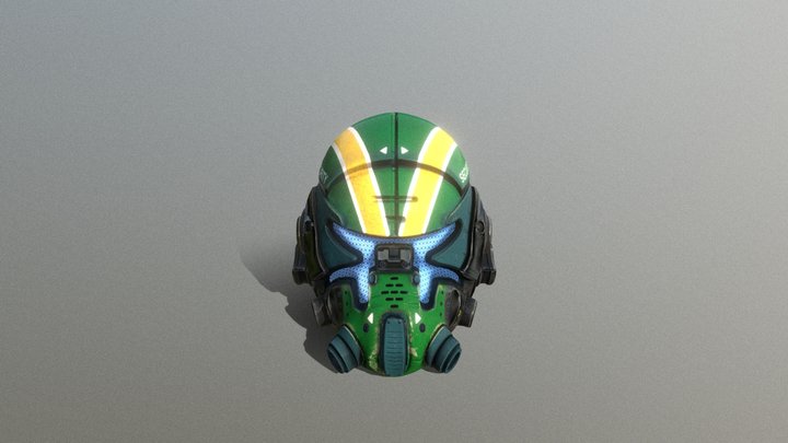 LP Titan Helmet 3D Model