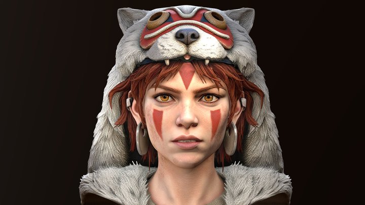 Princess Mononoke Real – Free 3D Model STL