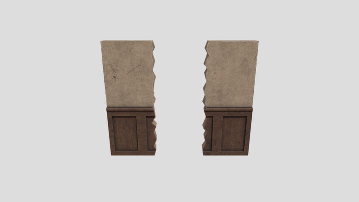 Paredes rotas 3D Model