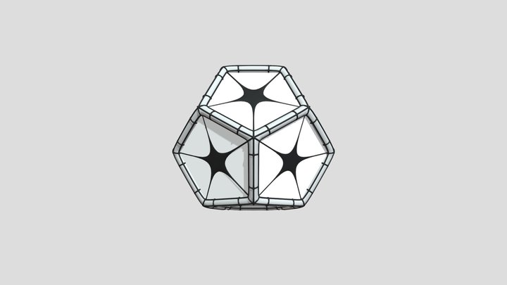 Smooth Dodecahedron Complex Geometry 3D Model