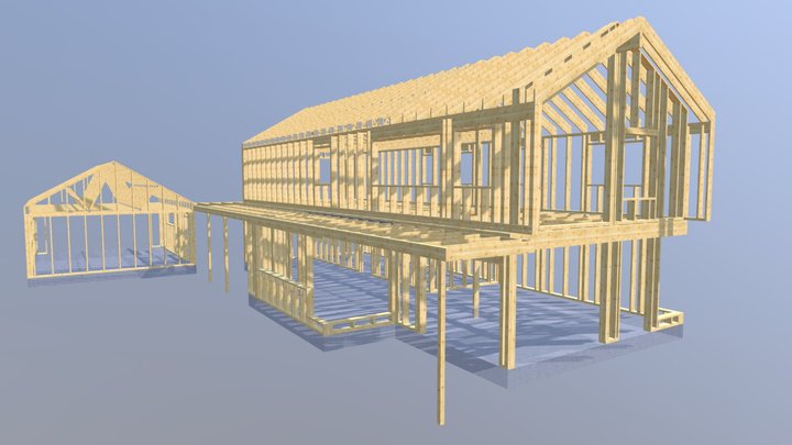 Enebolig, Rørvik 3D Model