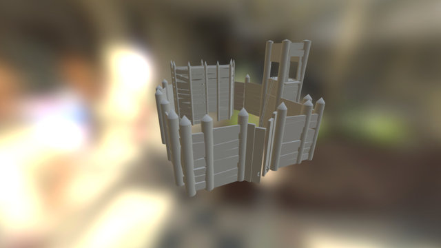 Orc Fort 2 3D Model