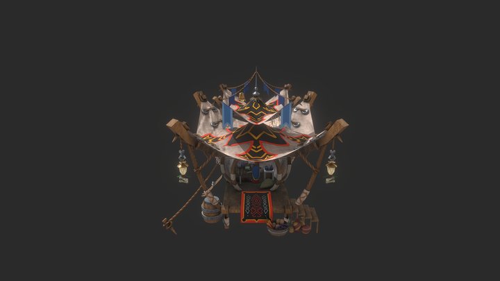 Shoopkeeper Tent 3D Model