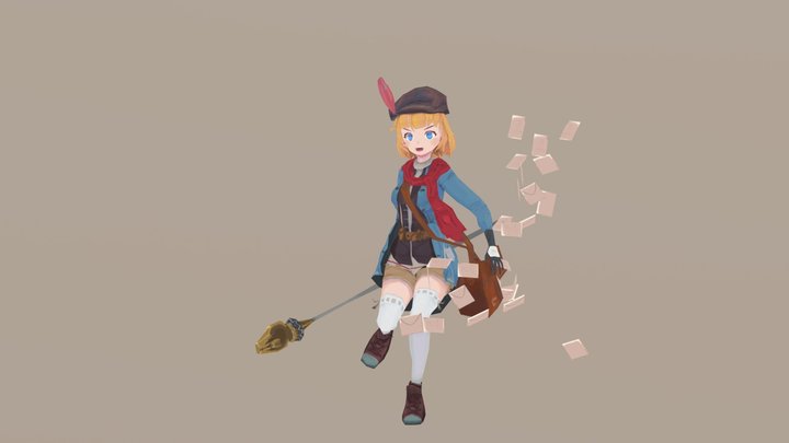 Character_Mailman 3D Model