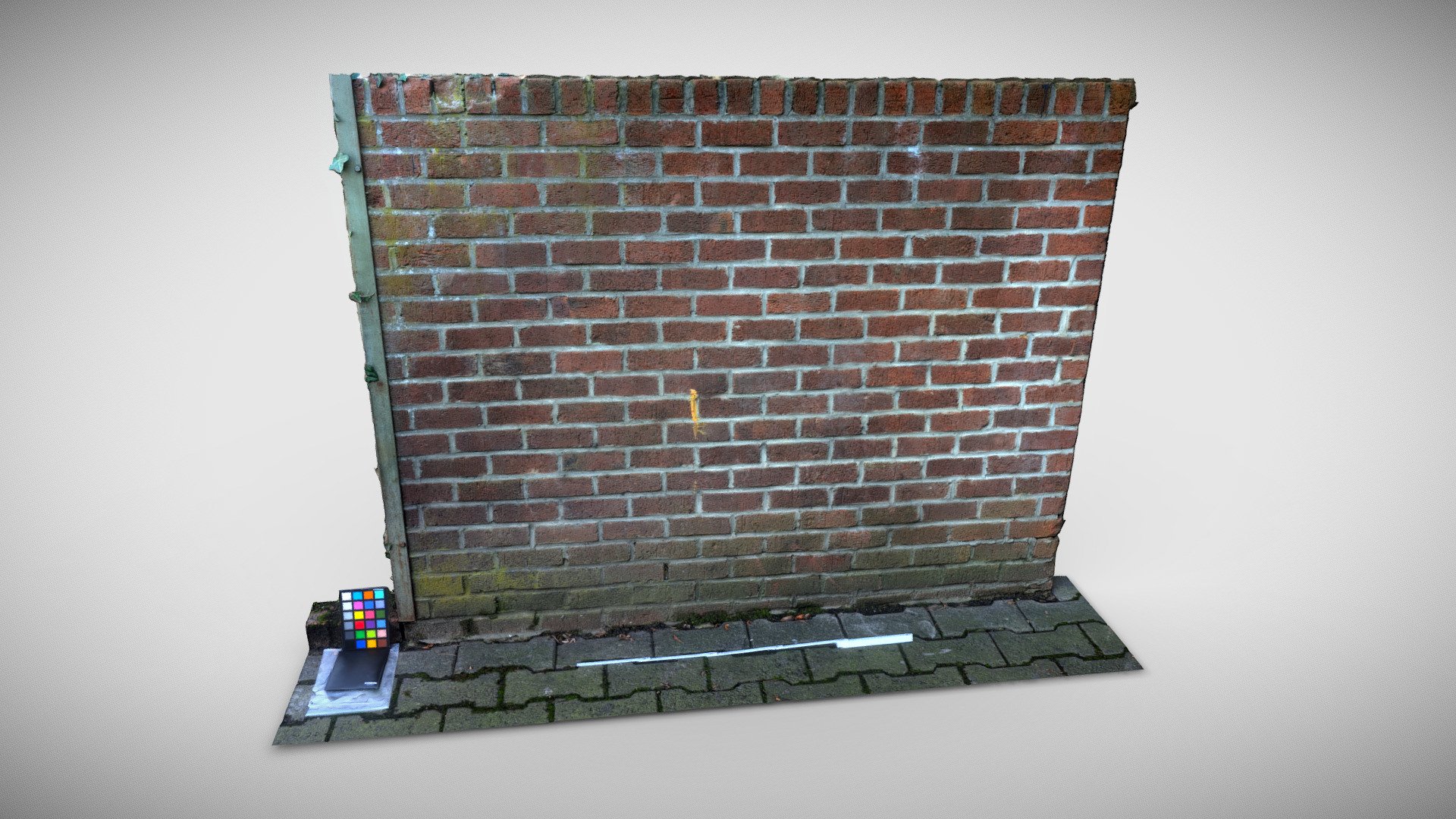 Wall red brick weathered - Buy Royalty Free 3D model by GM3Dscan ...