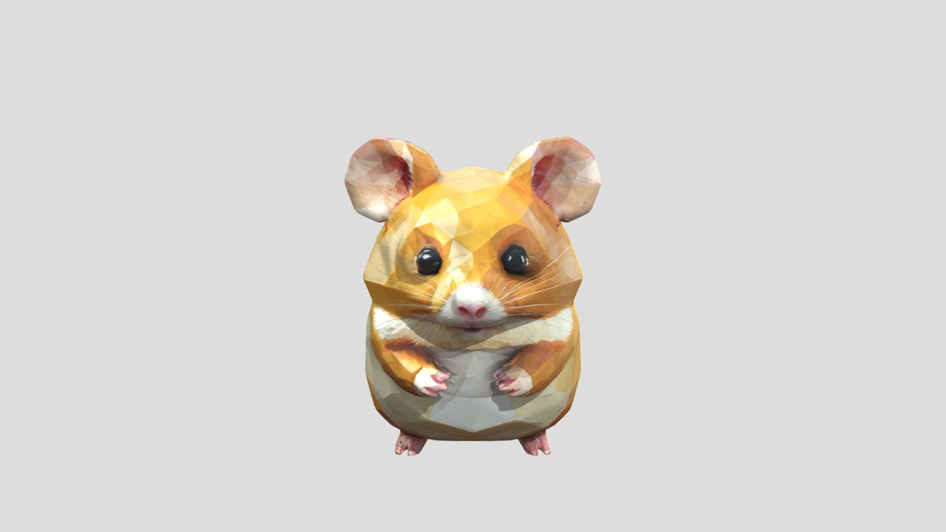 Low_poly_Hamster - Download Free 3D model by rajasree_Christ_2347140 ...