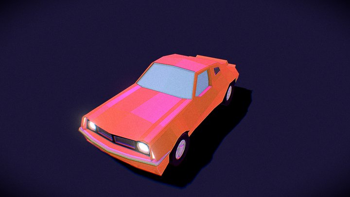 Car LowPoly 3D Model