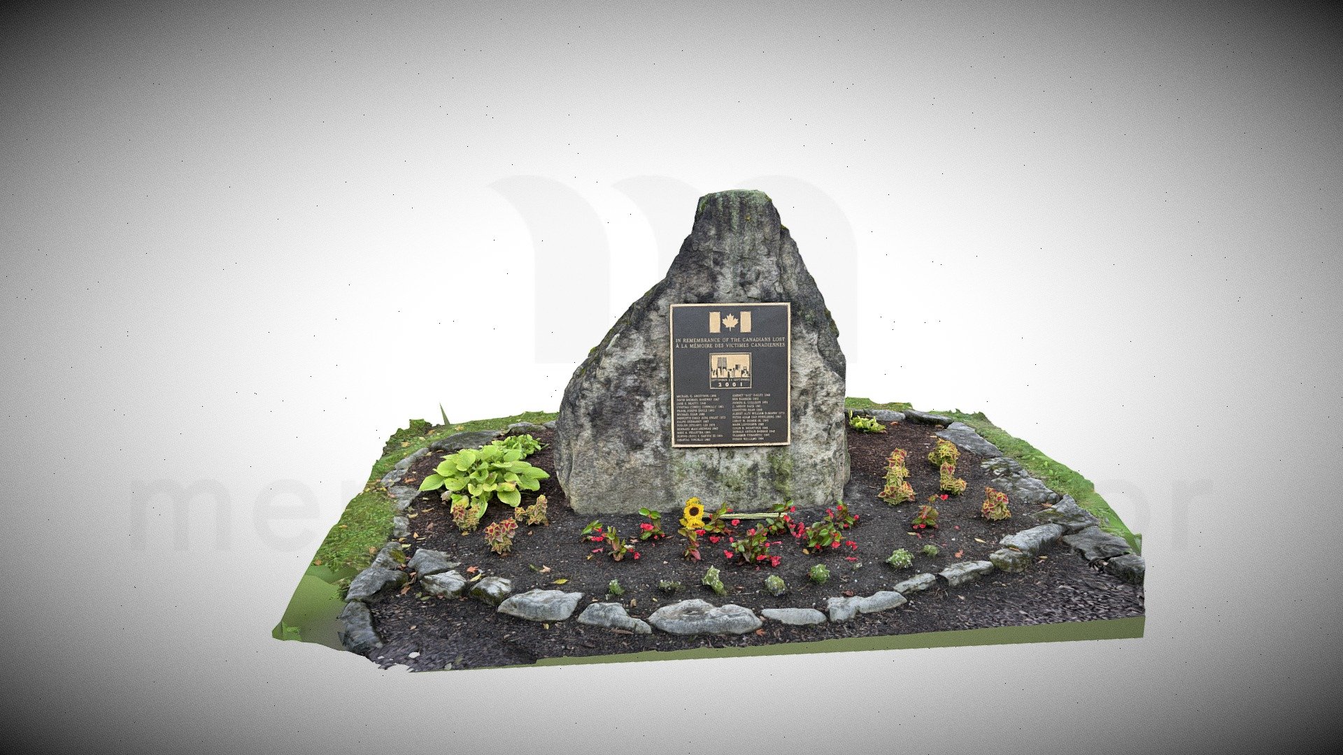 Canadian 9/11 Memorial - Beechwood Ottawa - 3D model by Memory Anchor ...