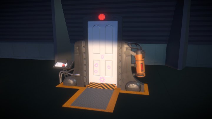 Monsters Inc Door 3D Model
