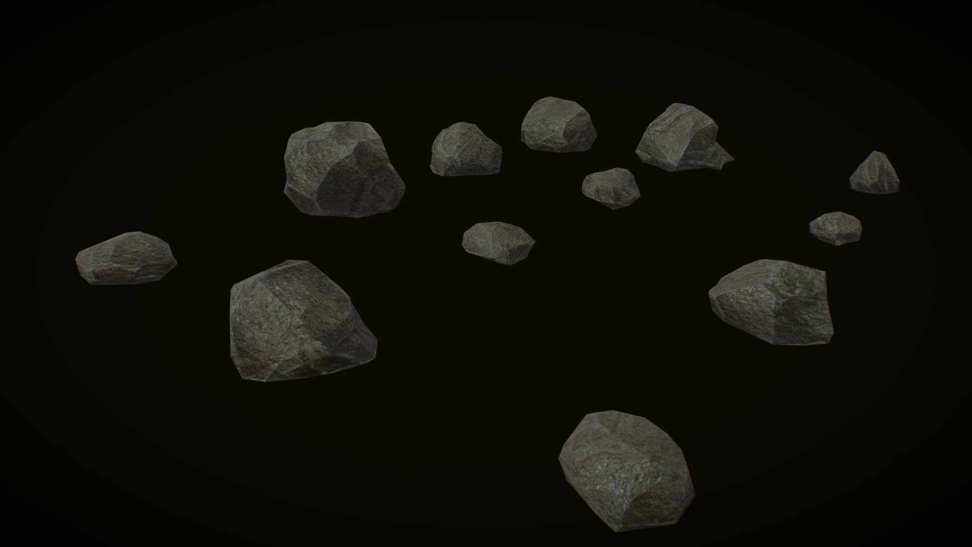 Low poly Stones - Download Free 3D model by rakutin [1d67408] - Sketchfab