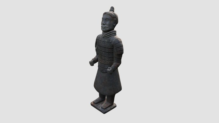 A high detailed model of terracotta warrior 3D Model