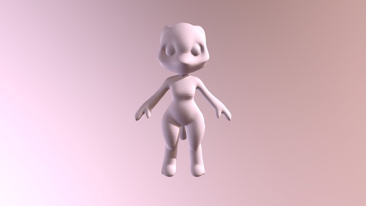 Basic Anthropomorphic base model 3D Model