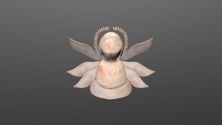 Goddess Statue Bust 3D Model