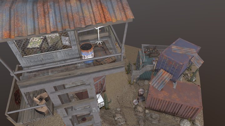 DAE Diorama - Rustborn 3D Model