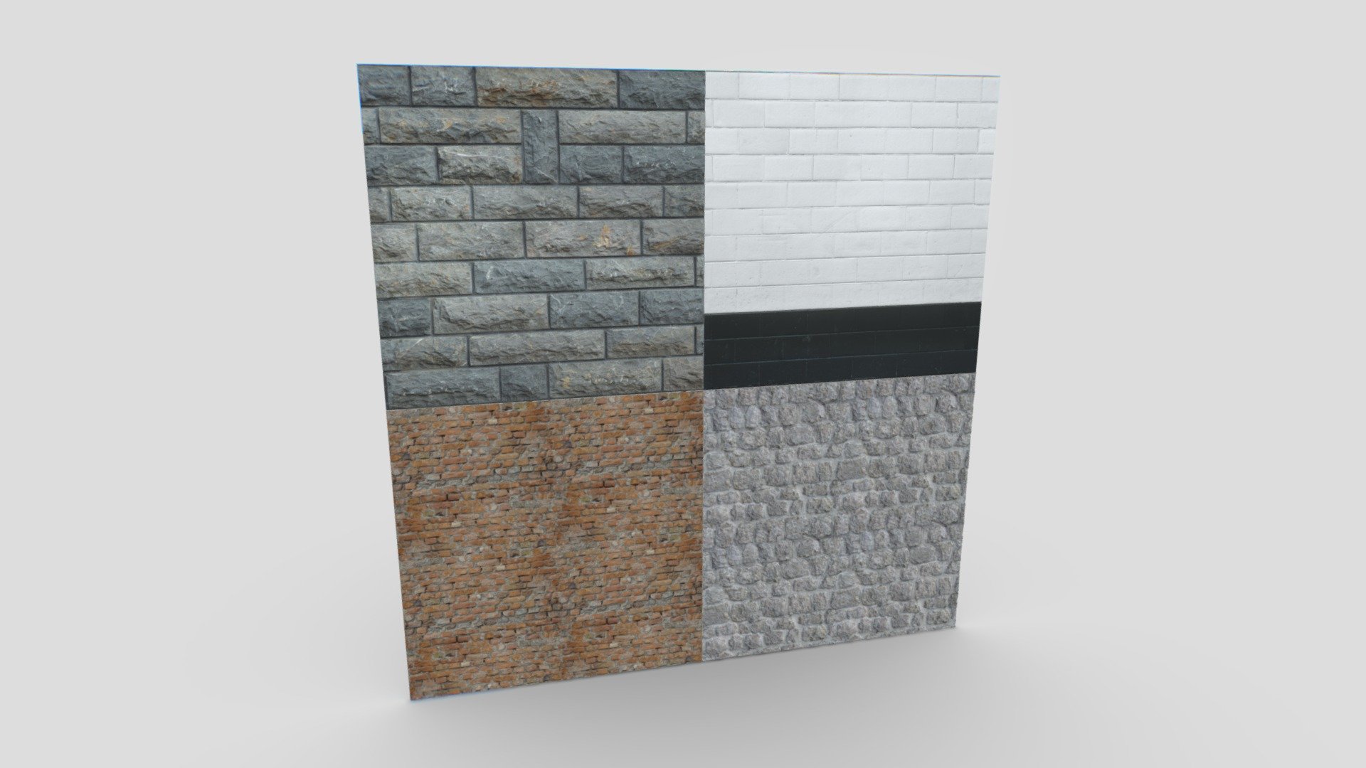 Stone wall textures pack 15 Buy Royalty Free 3D model by 32cm