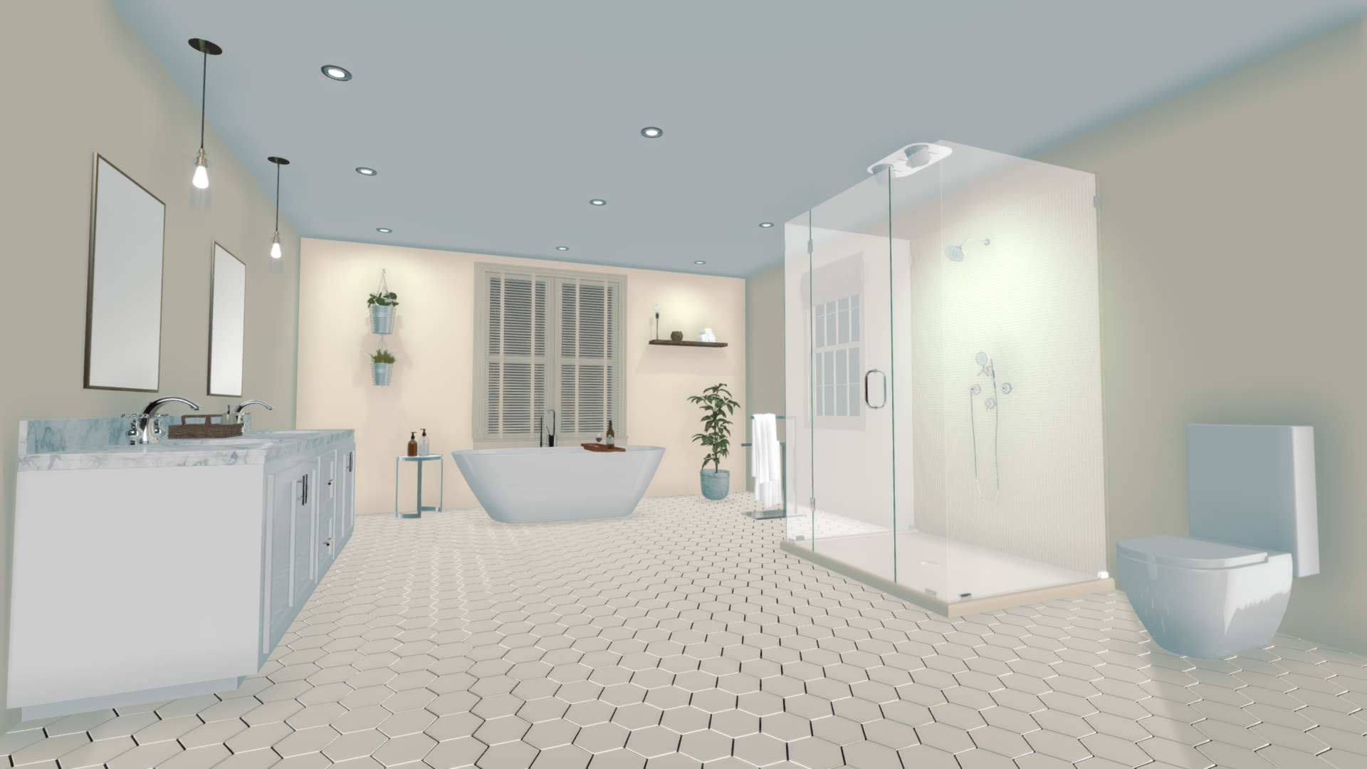 Light Bathroom - 3D model by Halo Renders (@HaloRenders) [1d69e86] - Sketchfab