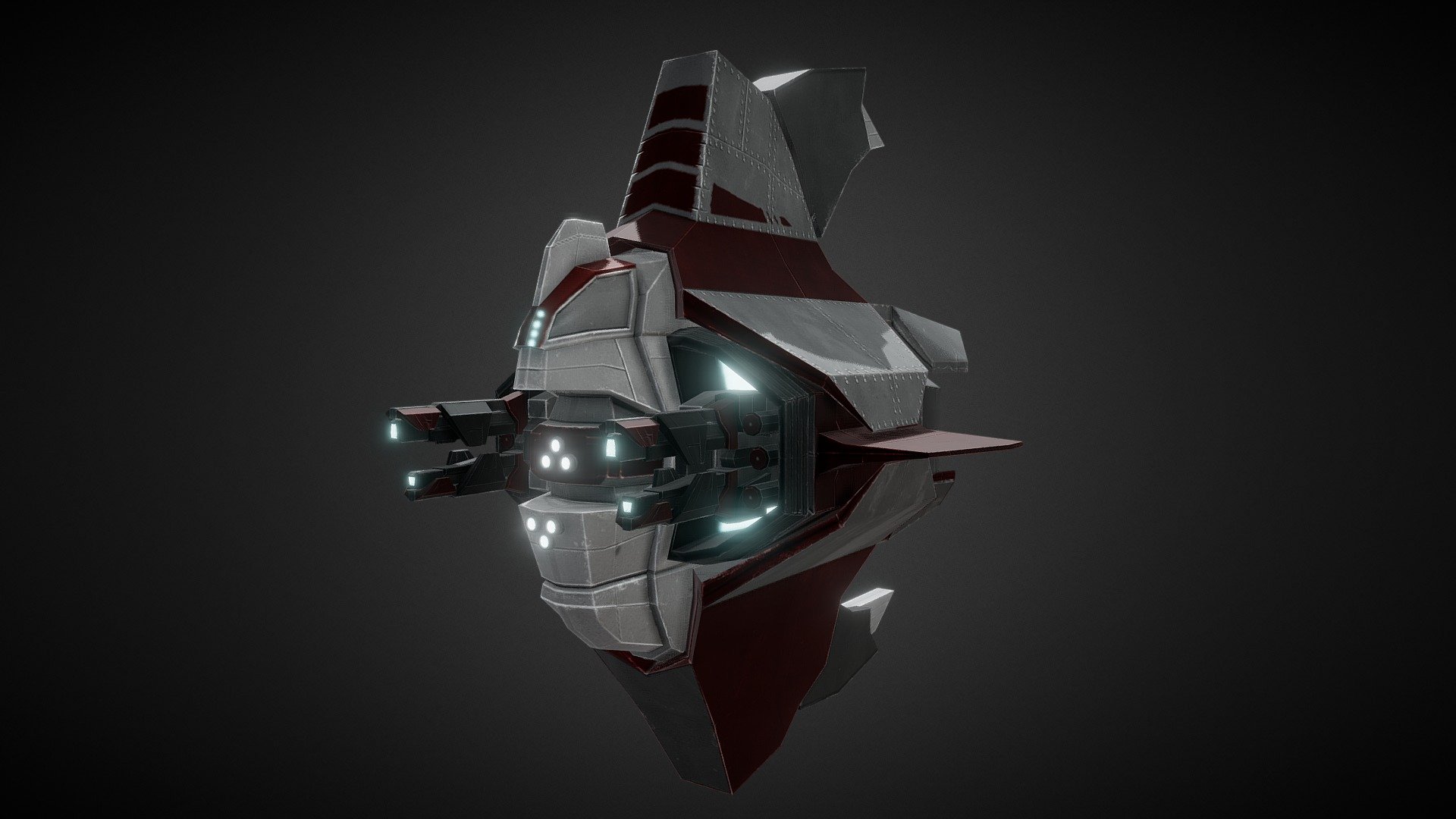 Sci-fi battle drone 04