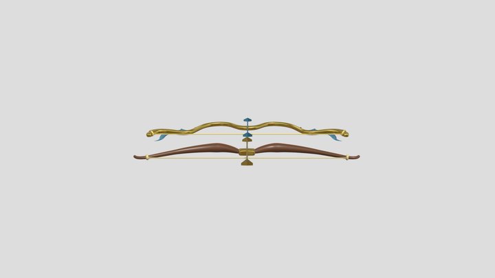 Fantasy Bows 3D Model