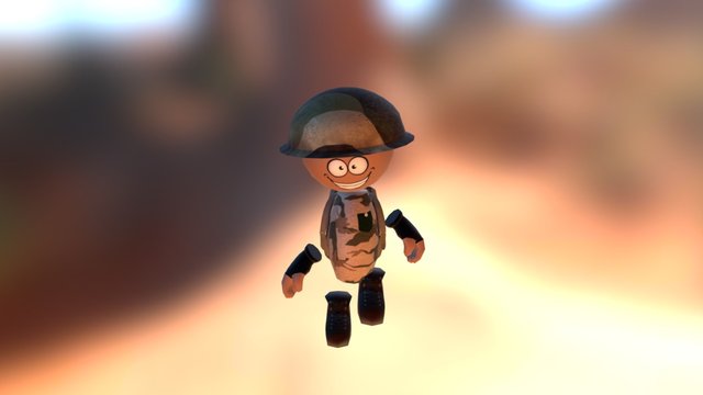 Kabuum Walk Animation 3D Model