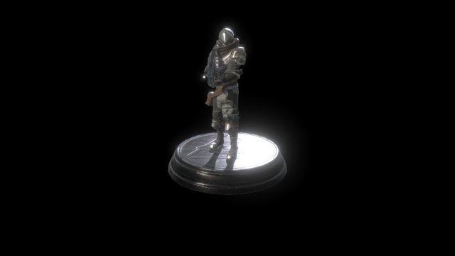 Soldier Sf Idle 3D Model
