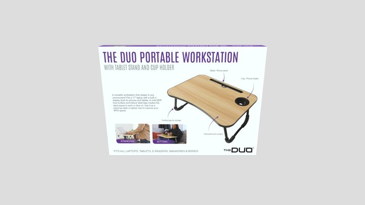 The Duo Portable Workstation 3D Model