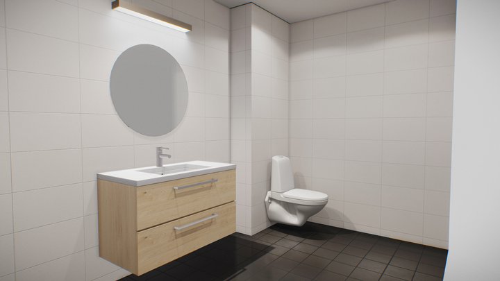 WebGL-Bathroom-Testbake_VAR-01 3D Model