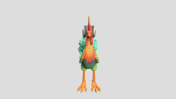 chicken4_low 3D Model