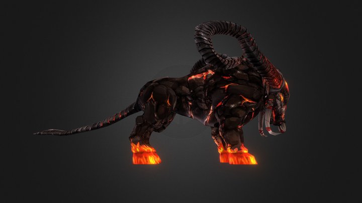 Bull 3D Model