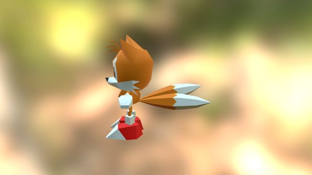 Tails (SonicR) 3D Model
